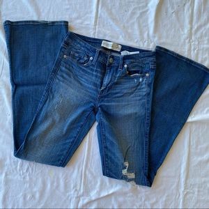 Abercrombie & Fitch Blue Flare Jeans